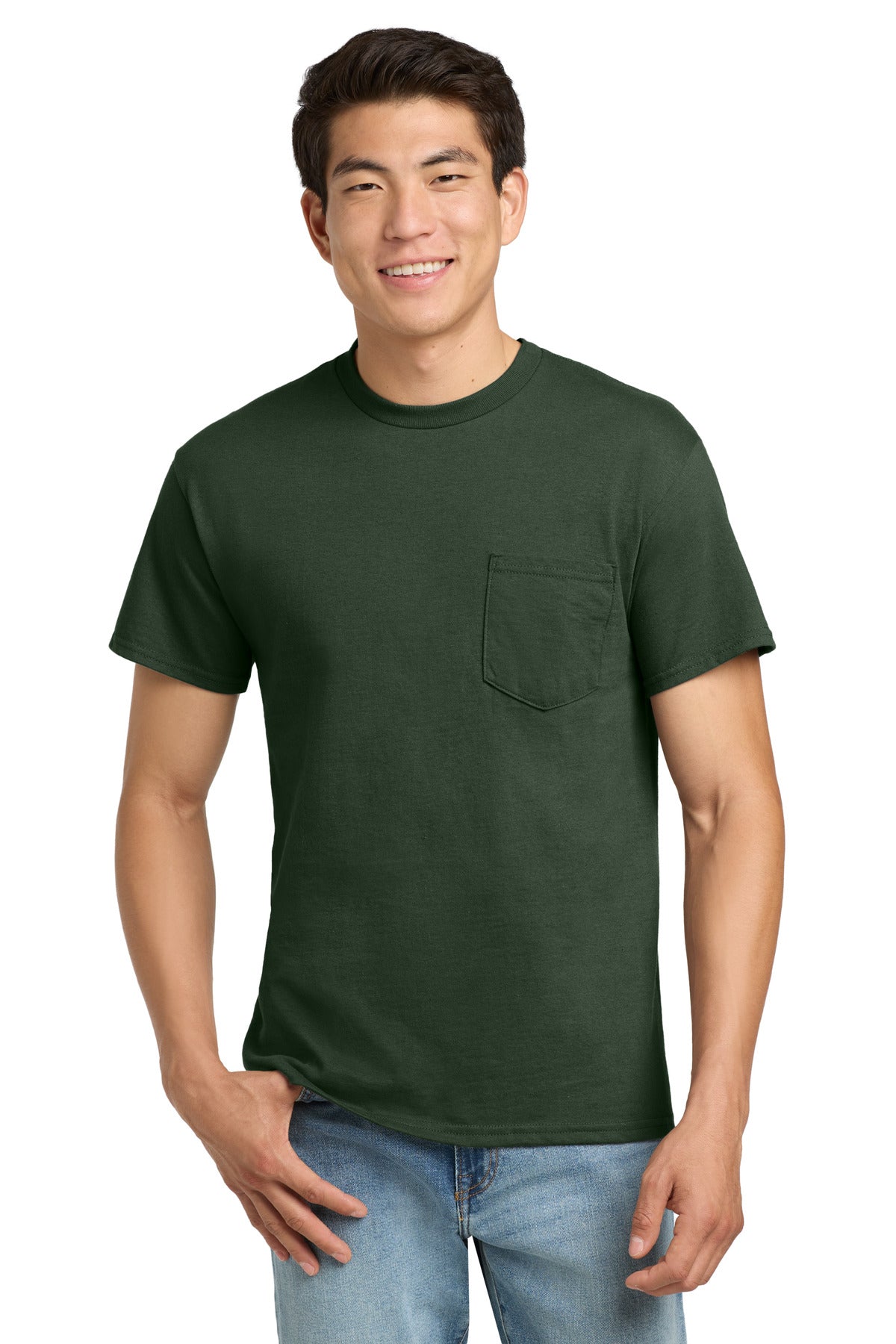 Gildan Ultra Cotton 100% US Cotton T-Shirt with Pocket 2300