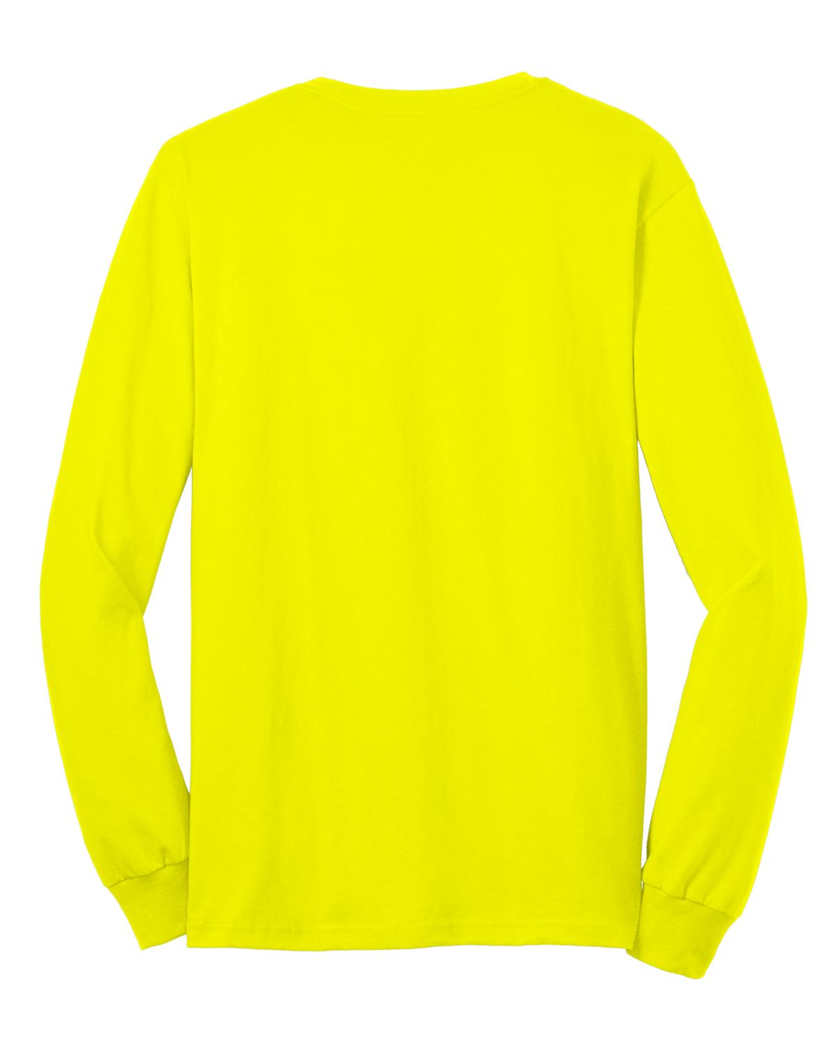 Gildan Ultra Cotton 100% US Cotton Long Sleeve T-Shirt with Pocket 2410