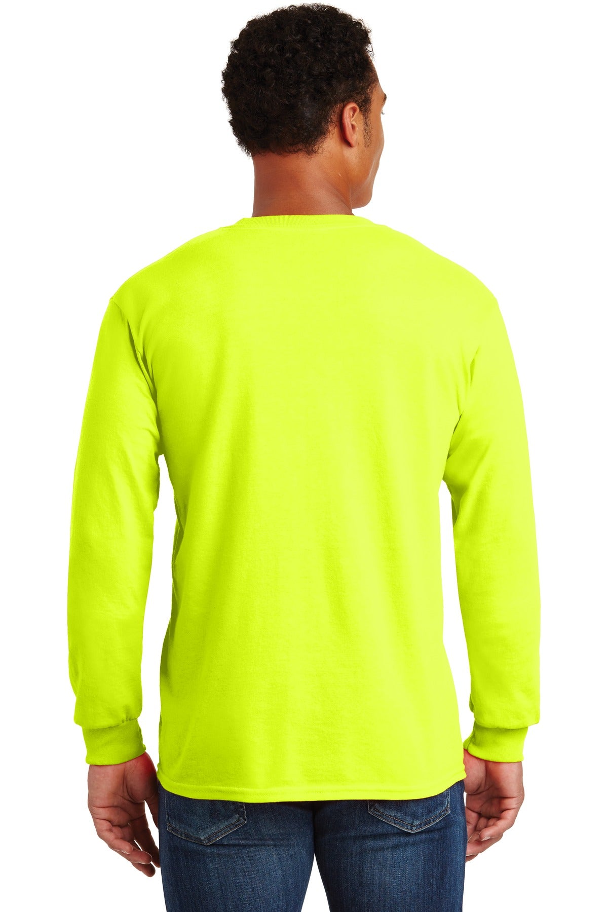 Gildan Ultra Cotton 100% US Cotton Long Sleeve T-Shirt with Pocket 2410