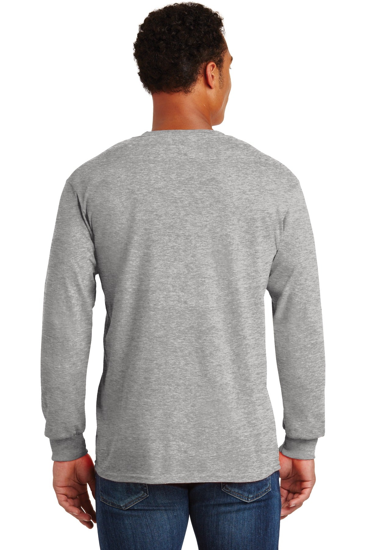 Gildan Ultra Cotton 100% US Cotton Long Sleeve T-Shirt with Pocket 2410