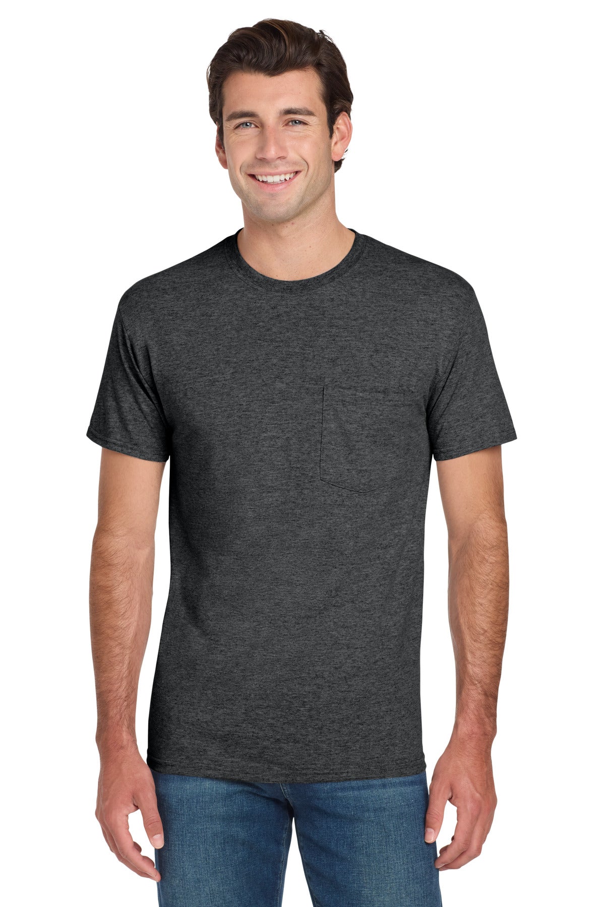 Jerzees Dri-Power 50/50 Cotton/Poly Pocket T-Shirt 29MP