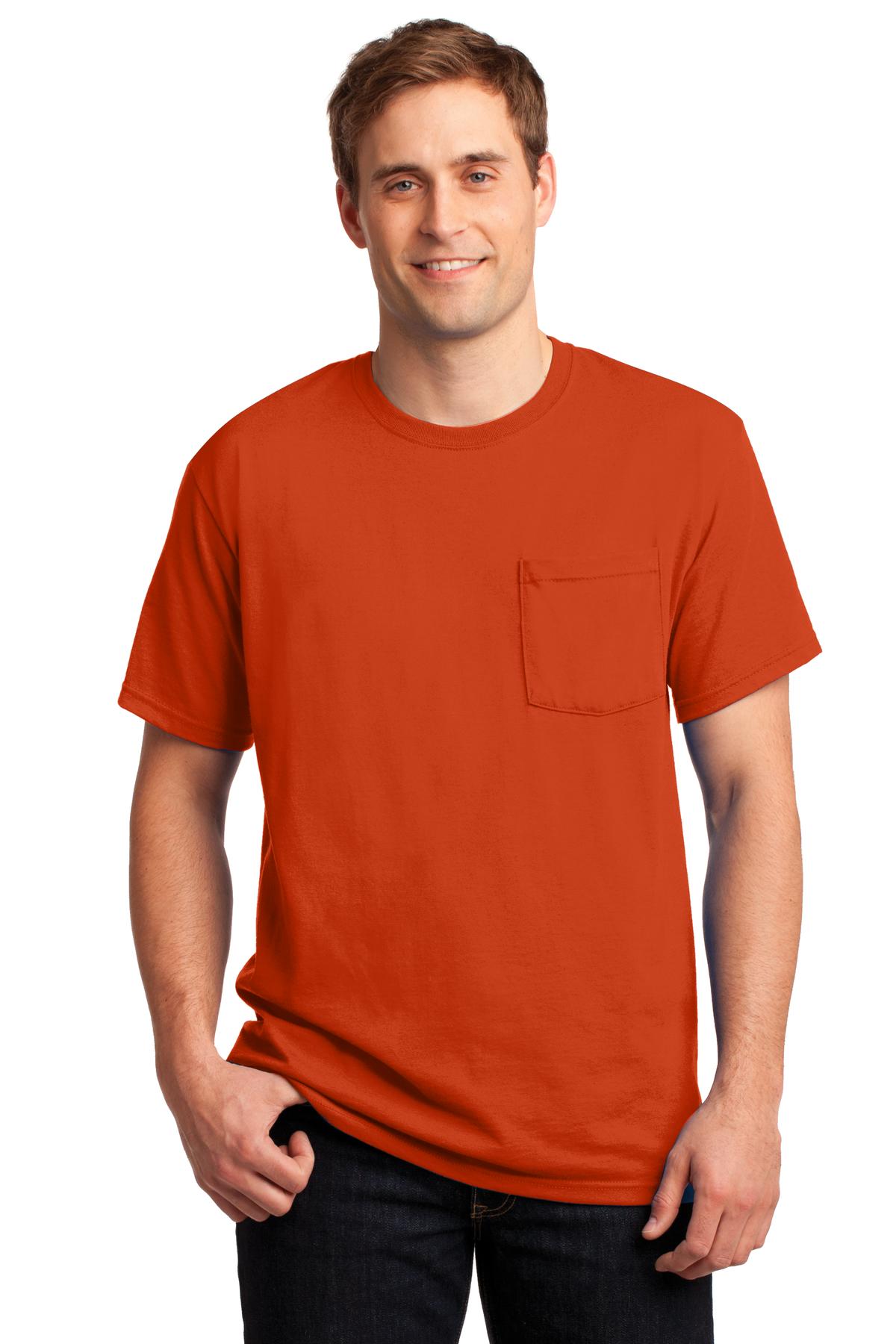 Jerzees Dri-Power 50/50 Cotton/Poly Pocket T-Shirt 29MP