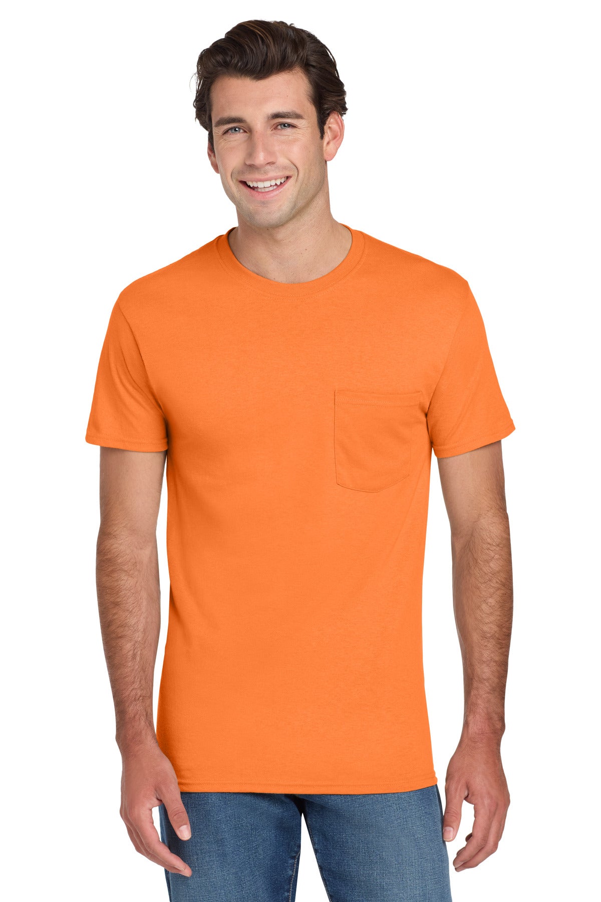 Jerzees Dri-Power 50/50 Cotton/Poly Pocket T-Shirt 29MP