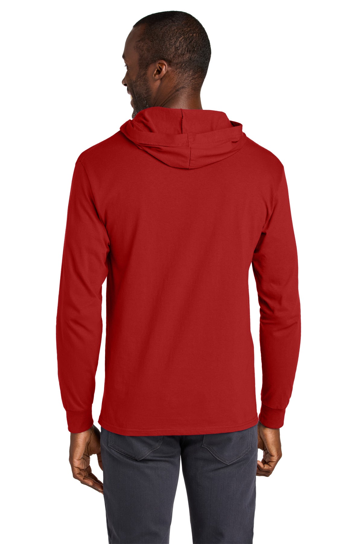 Jerzees Classics Unisex Cotton Long Sleeve Hooded T-Shirt 363LH