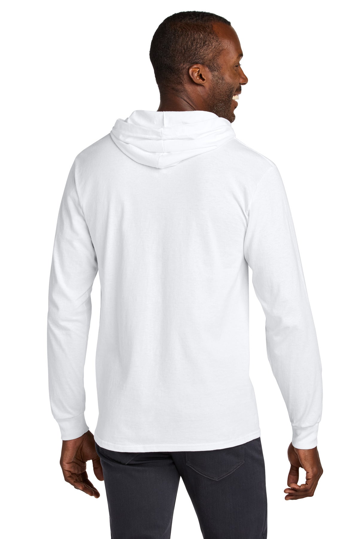 Jerzees Classics Unisex Cotton Long Sleeve Hooded T-Shirt 363LH