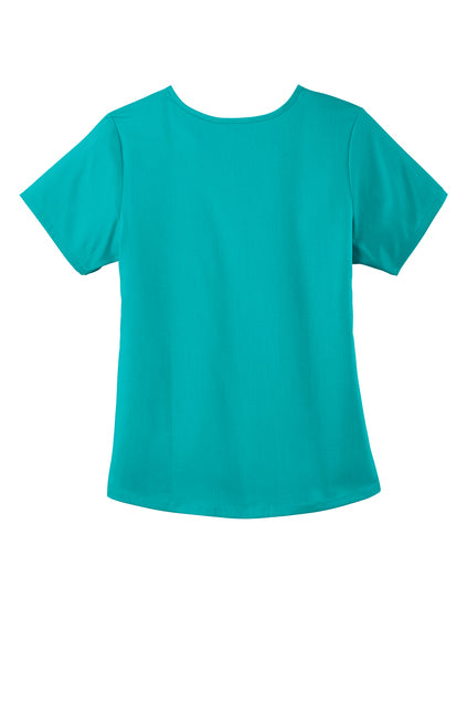 Wink Women's Premiere Flex Mock Wrap Top WW4268