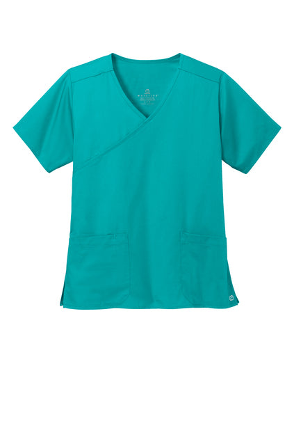 Wink Women's WorkFlex Mock Wrap Top WW4760