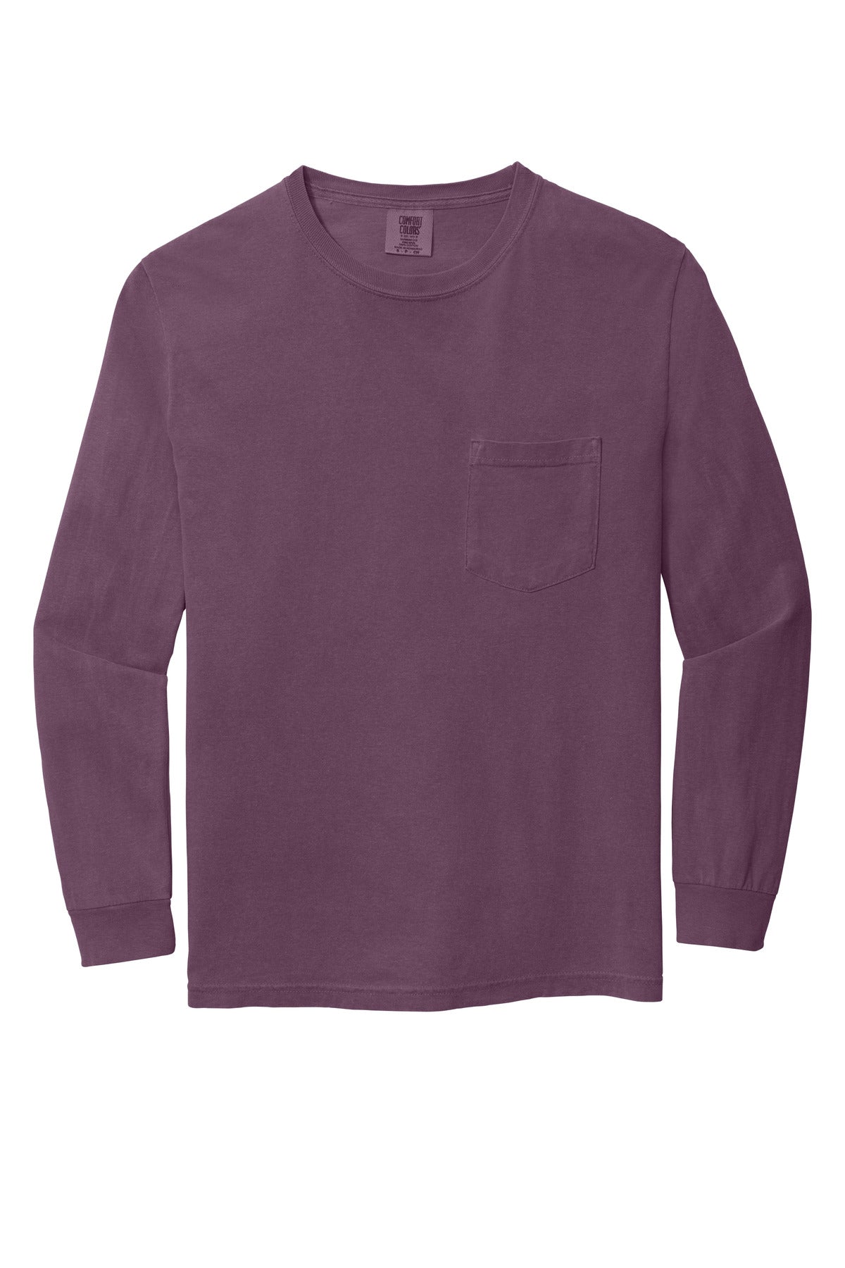 COMFORT COLORS Heavyweight Ring Spun Long Sleeve Pocket Tee 4410