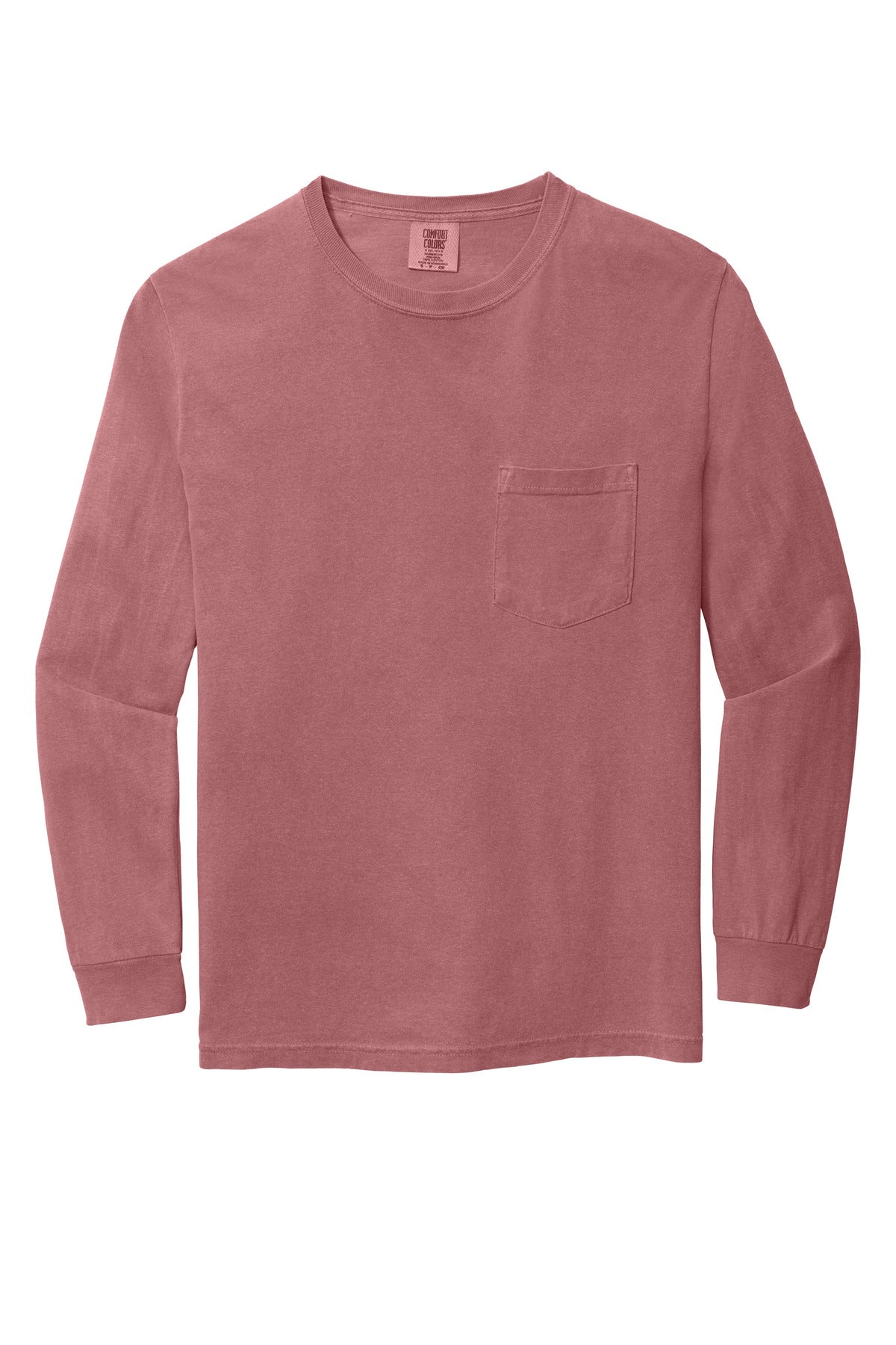 COMFORT COLORS Heavyweight Ring Spun Long Sleeve Pocket Tee 4410