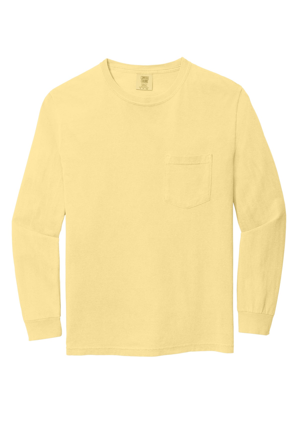 COMFORT COLORS Heavyweight Ring Spun Long Sleeve Pocket Tee 4410