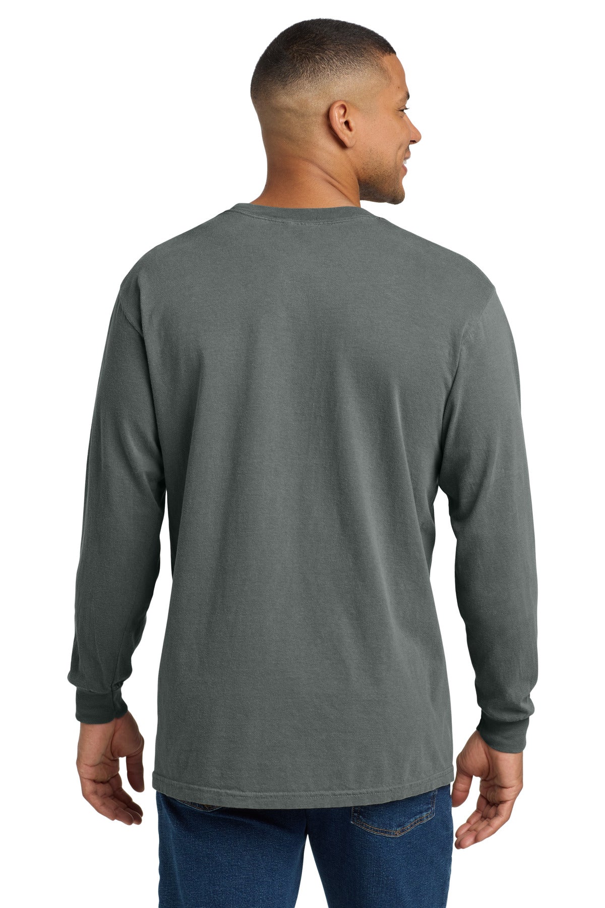 COMFORT COLORS Heavyweight Ring Spun Long Sleeve Pocket Tee 4410
