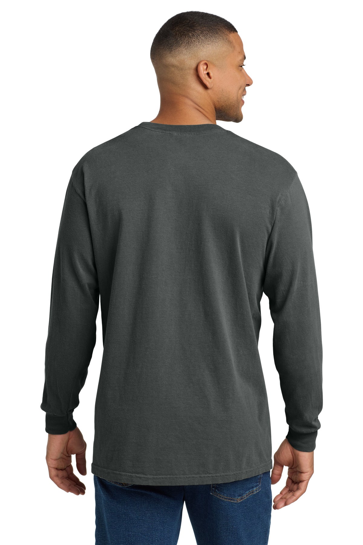 COMFORT COLORS Heavyweight Ring Spun Long Sleeve Pocket Tee 4410