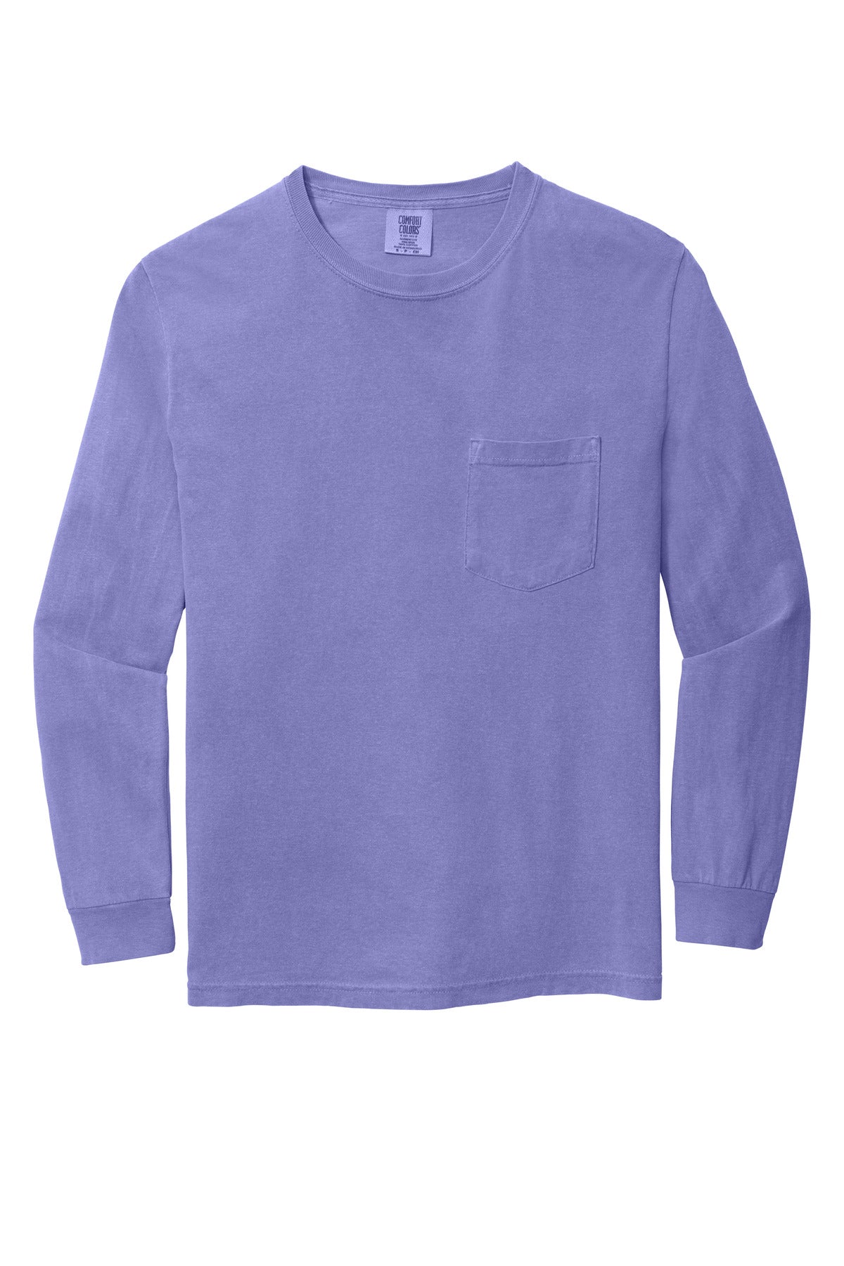 COMFORT COLORS Heavyweight Ring Spun Long Sleeve Pocket Tee 4410