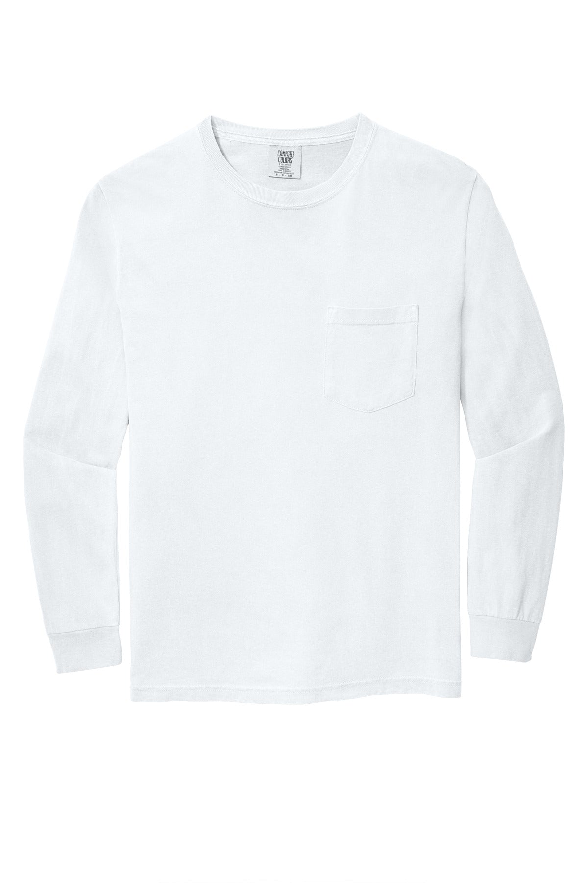 COMFORT COLORS Heavyweight Ring Spun Long Sleeve Pocket Tee 4410