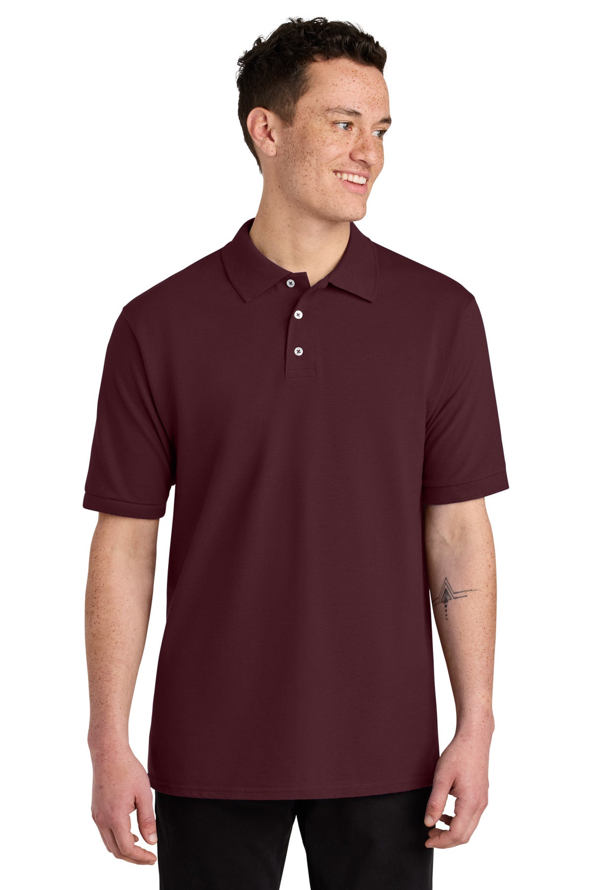 Jerzees Unisex Premium Ring Spun Cotton Pique Sport Shirt 443M