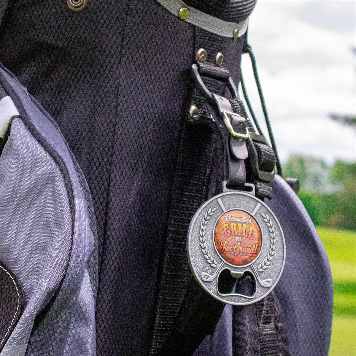 Golf Bag Tag Bottle Opener - GBTBO1N