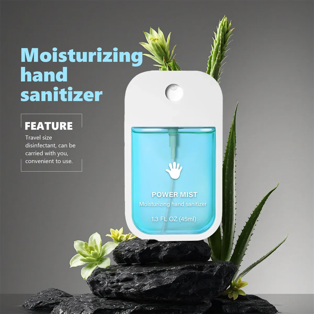 45ml Antibacterial Waterless Hand Sanitizer Spray - WPJF1047