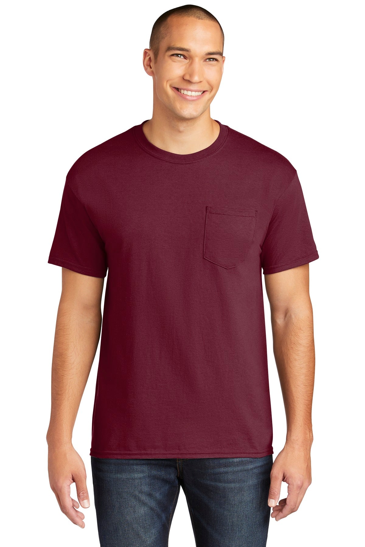Gildan Heavy Cotton 100% Cotton Pocket T-Shirt 5300