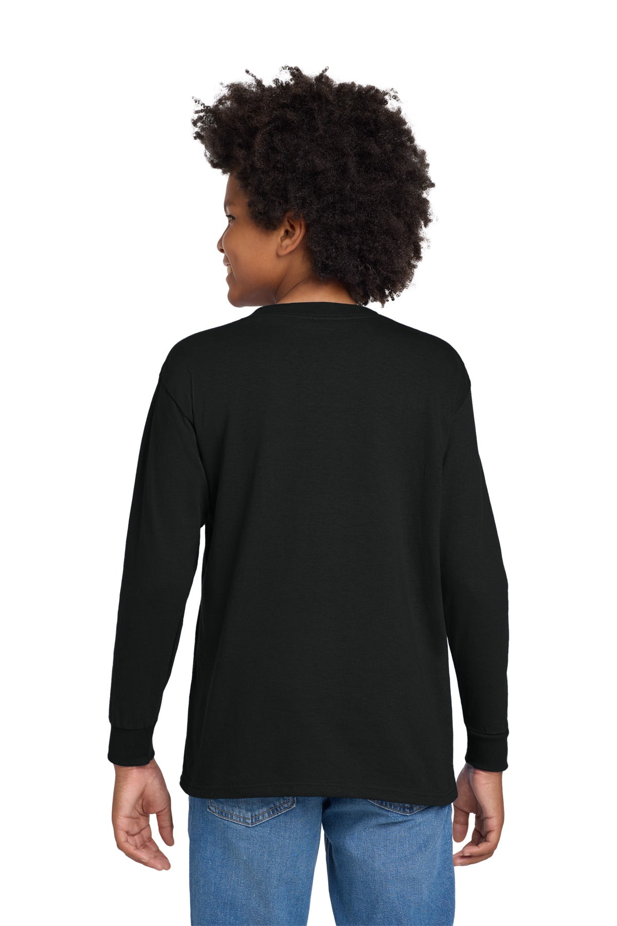 Gildan Youth Heavy Cotton 100% Cotton Long Sleeve T-Shirt 5400B