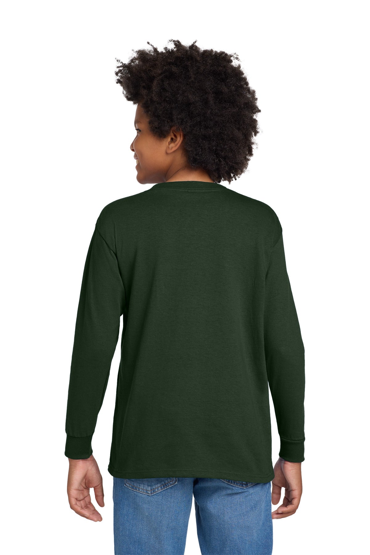Gildan Youth Heavy Cotton 100% Cotton Long Sleeve T-Shirt 5400B