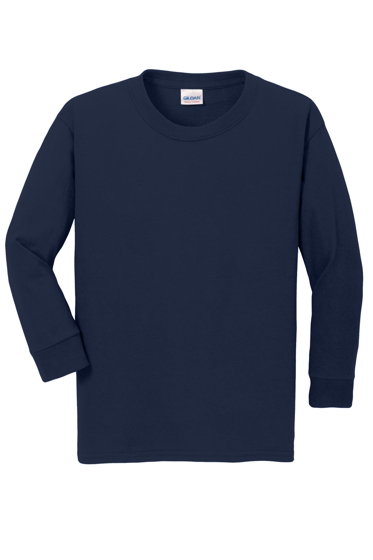 Gildan Youth Heavy Cotton 100% Cotton Long Sleeve T-Shirt 5400B