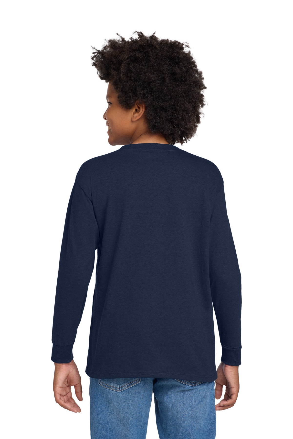 Gildan Youth Heavy Cotton 100% Cotton Long Sleeve T-Shirt 5400B