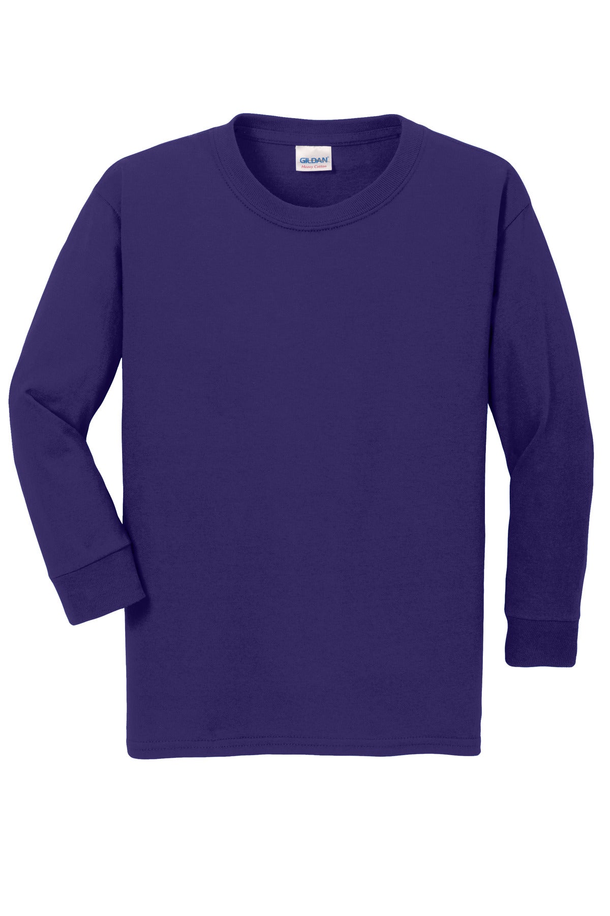 Gildan Youth Heavy Cotton 100% Cotton Long Sleeve T-Shirt 5400B