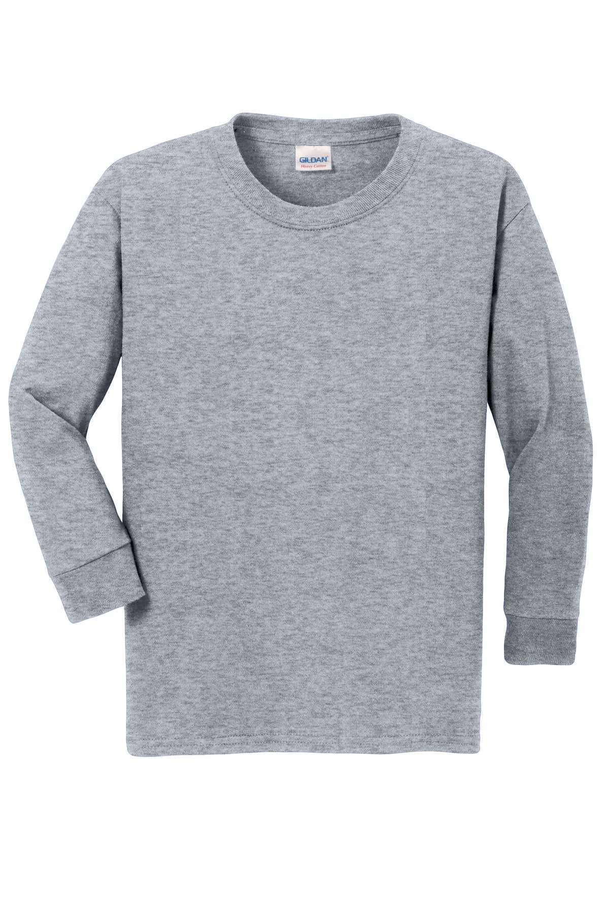 Gildan Youth Heavy Cotton 100% Cotton Long Sleeve T-Shirt 5400B