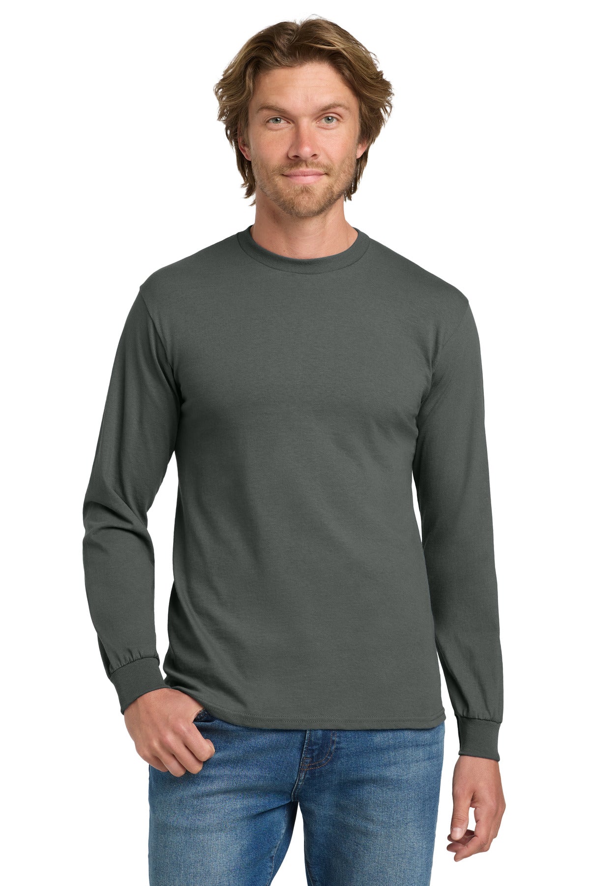 Gildan Heavy Cotton 100% Cotton Long Sleeve T-Shirt 5400