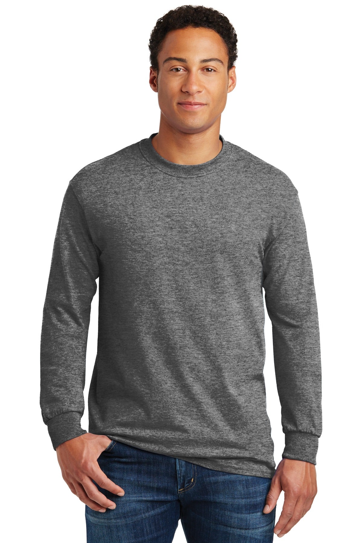Gildan Heavy Cotton 100% Cotton Long Sleeve T-Shirt 5400