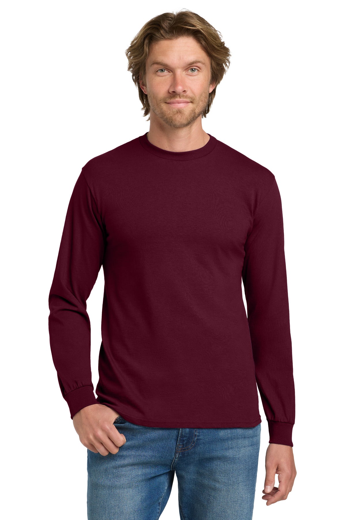 Gildan Heavy Cotton 100% Cotton Long Sleeve T-Shirt 5400