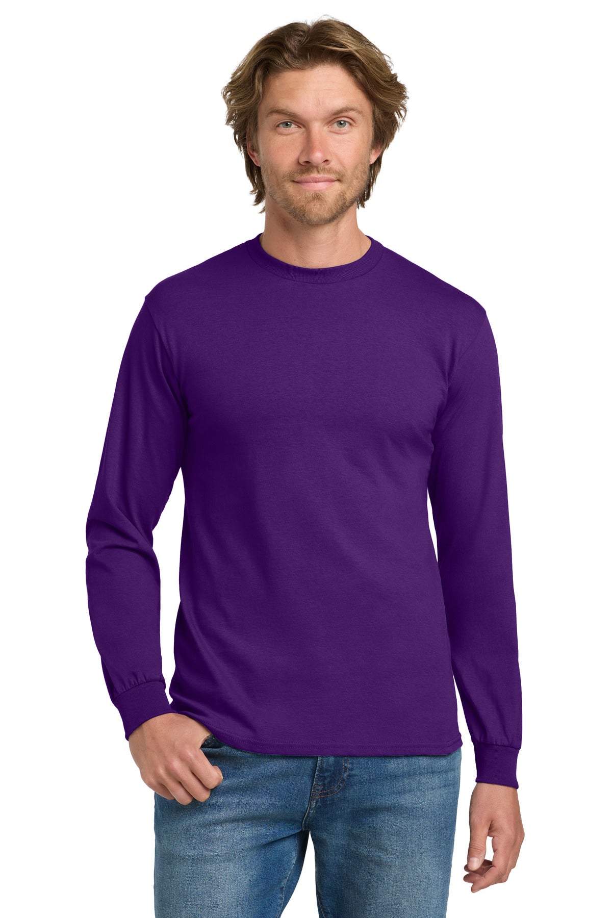 Gildan Heavy Cotton 100% Cotton Long Sleeve T-Shirt 5400