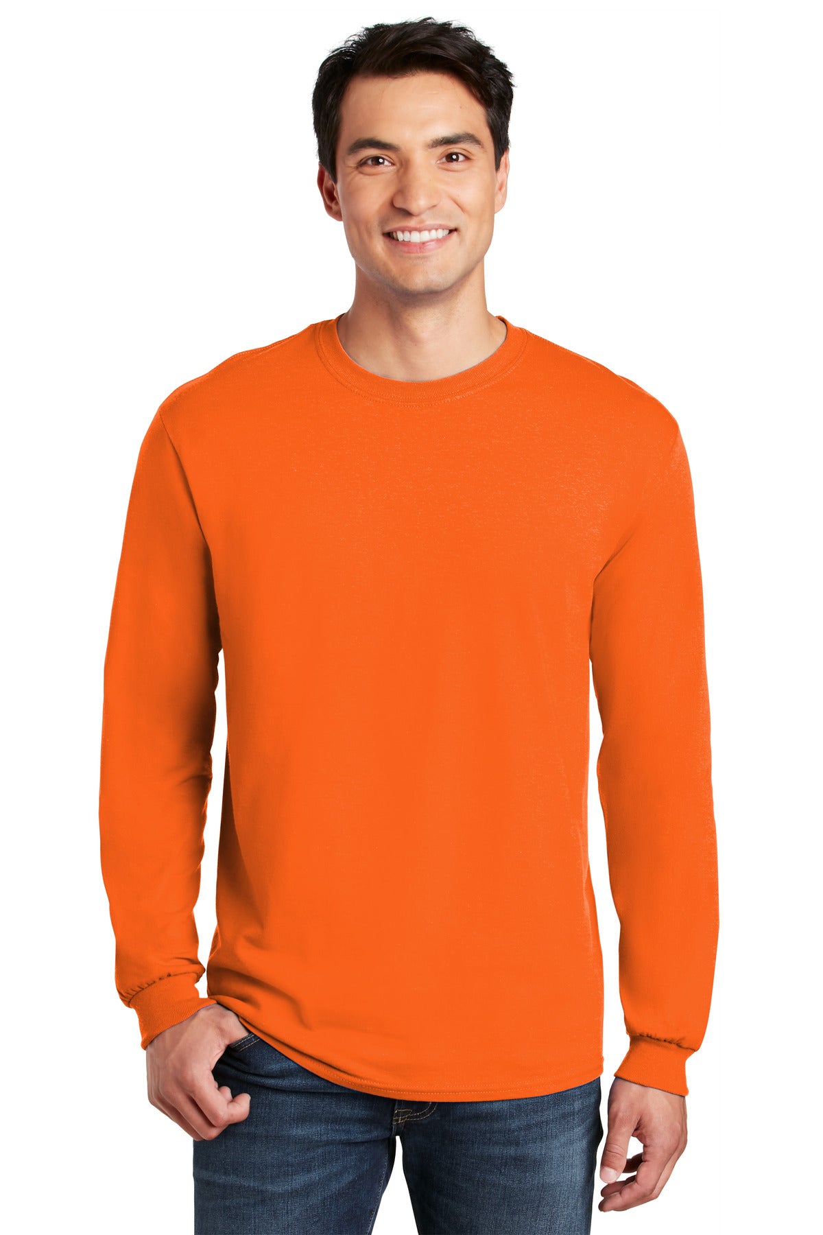 Gildan Heavy Cotton 100% Cotton Long Sleeve T-Shirt 5400