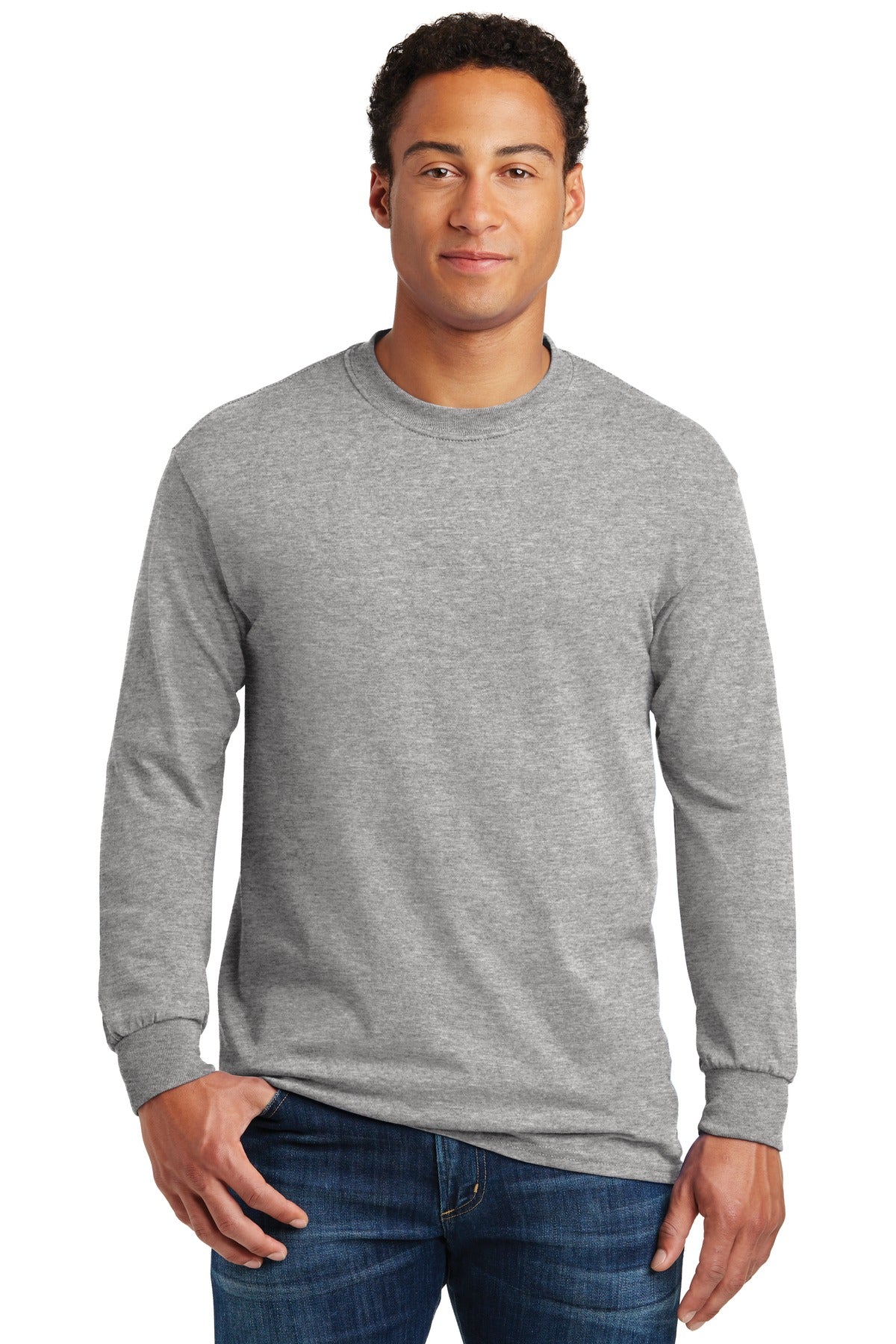 Gildan Heavy Cotton 100% Cotton Long Sleeve T-Shirt 5400