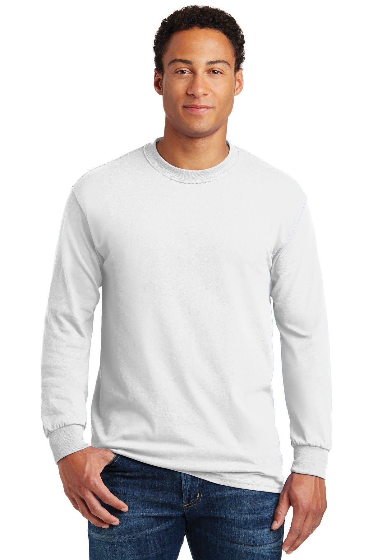 Gildan Heavy Cotton 100% Cotton Long Sleeve T-Shirt 5400