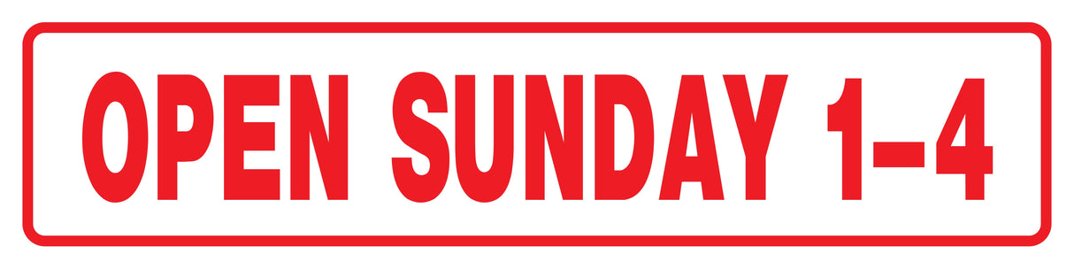 Open Sunday 1-4 Rider