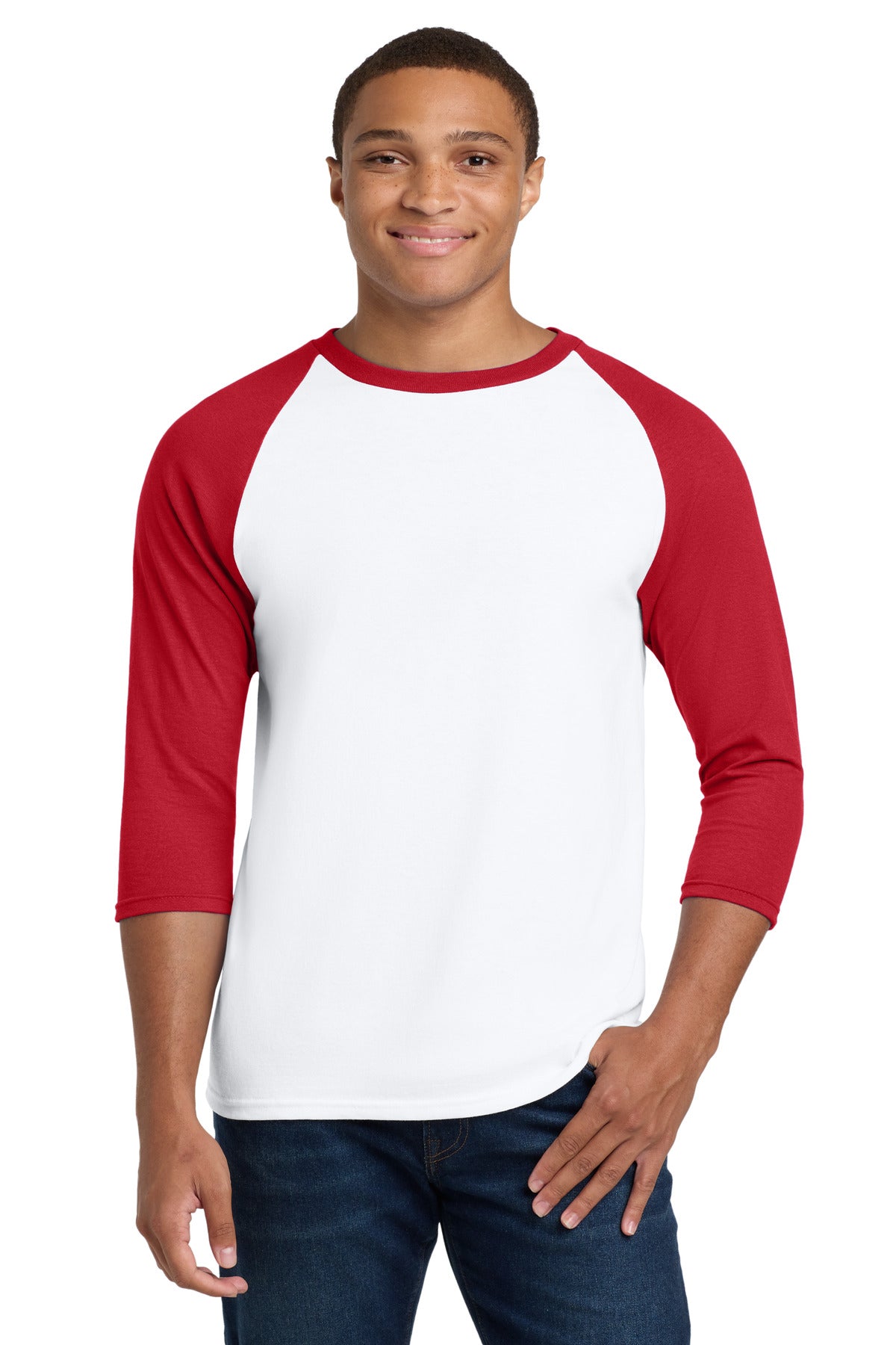Gildan Heavy Cotton 3/4-Sleeve Raglan T-Shirt 5700