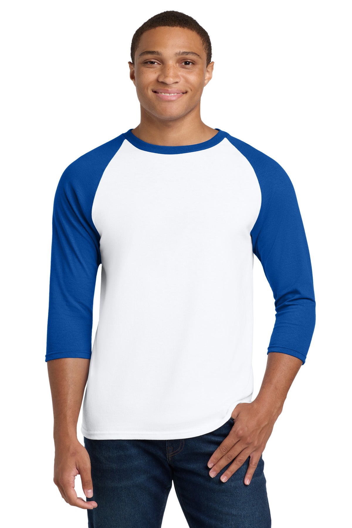 Gildan Heavy Cotton 3/4-Sleeve Raglan T-Shirt 5700