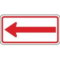 Red Arrow (Left) Sign