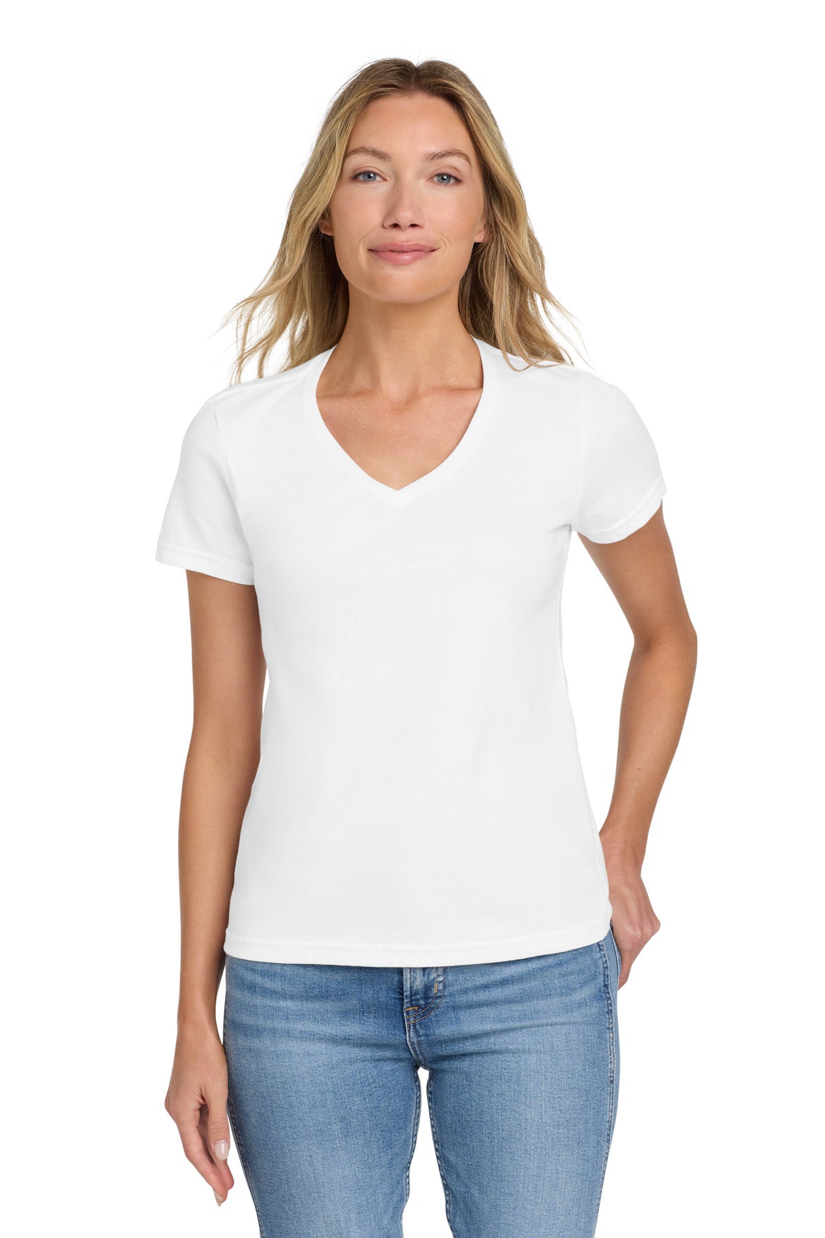 Gildan Softstyle Women's Fit V-Neck T-Shirt 64V00L