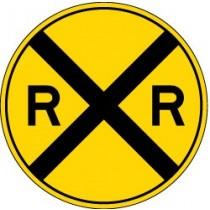 Railroad Crossing Traffic Sign