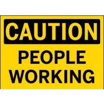 Caution - People Working