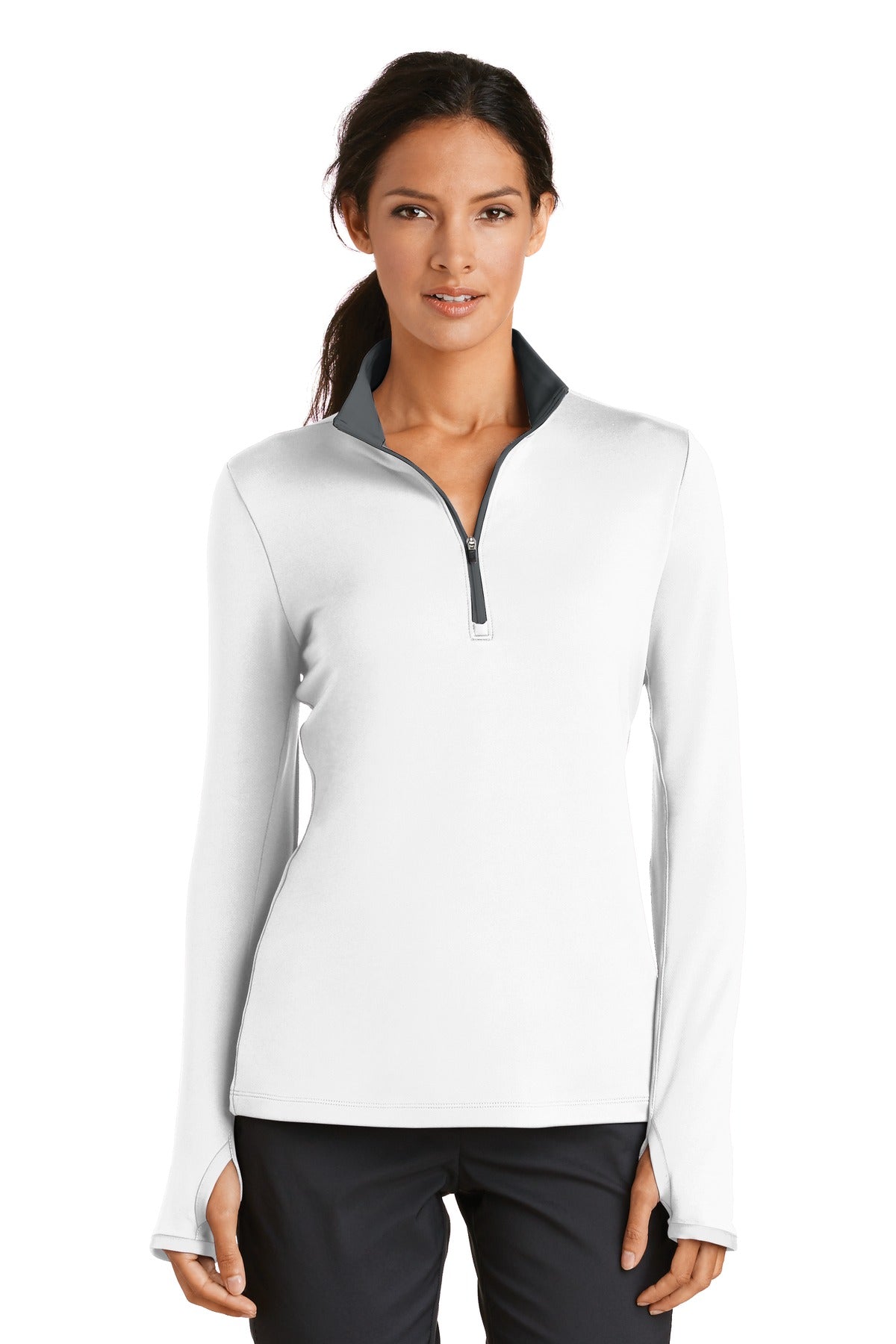 Nike Women's Dri-FIT Stretch 1/2-Zip Cover-Up 779796
