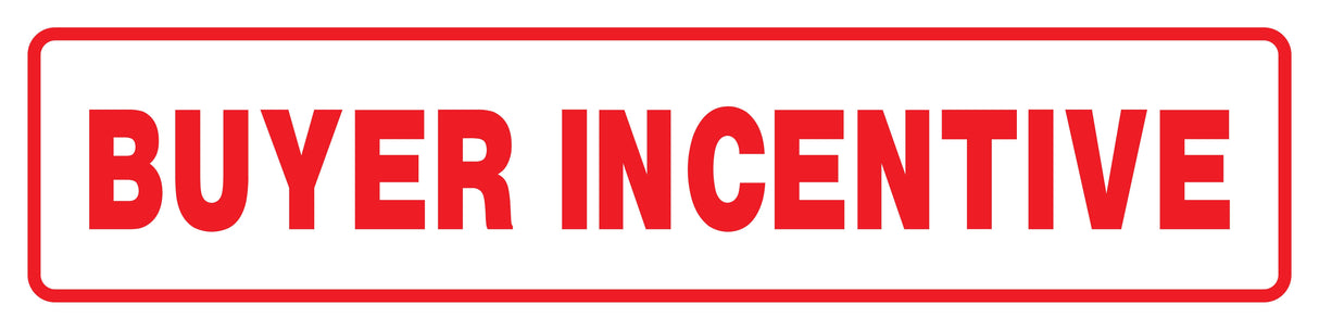 Buyer Incentive Rider