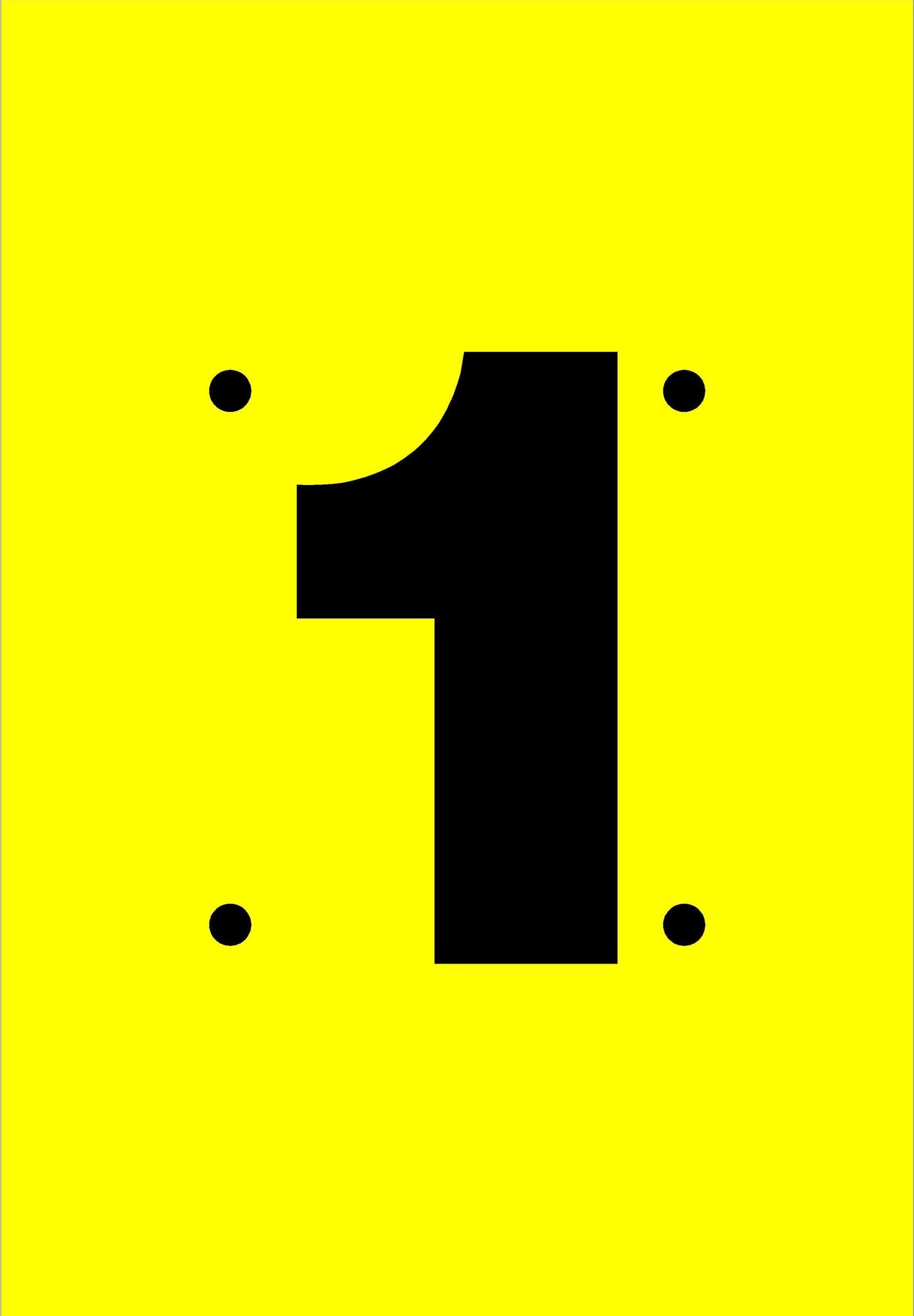 Aerial Marker - 1 Digit