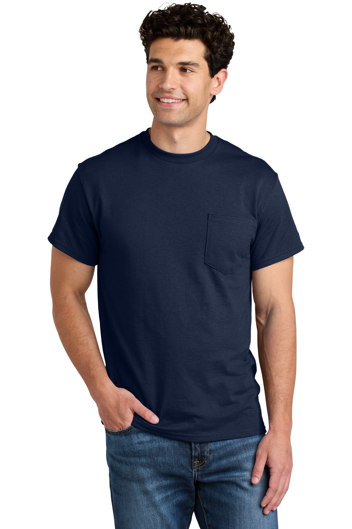 Gildan DryBlend 50 Cotton/50 Poly Pocket T-Shirt 8300