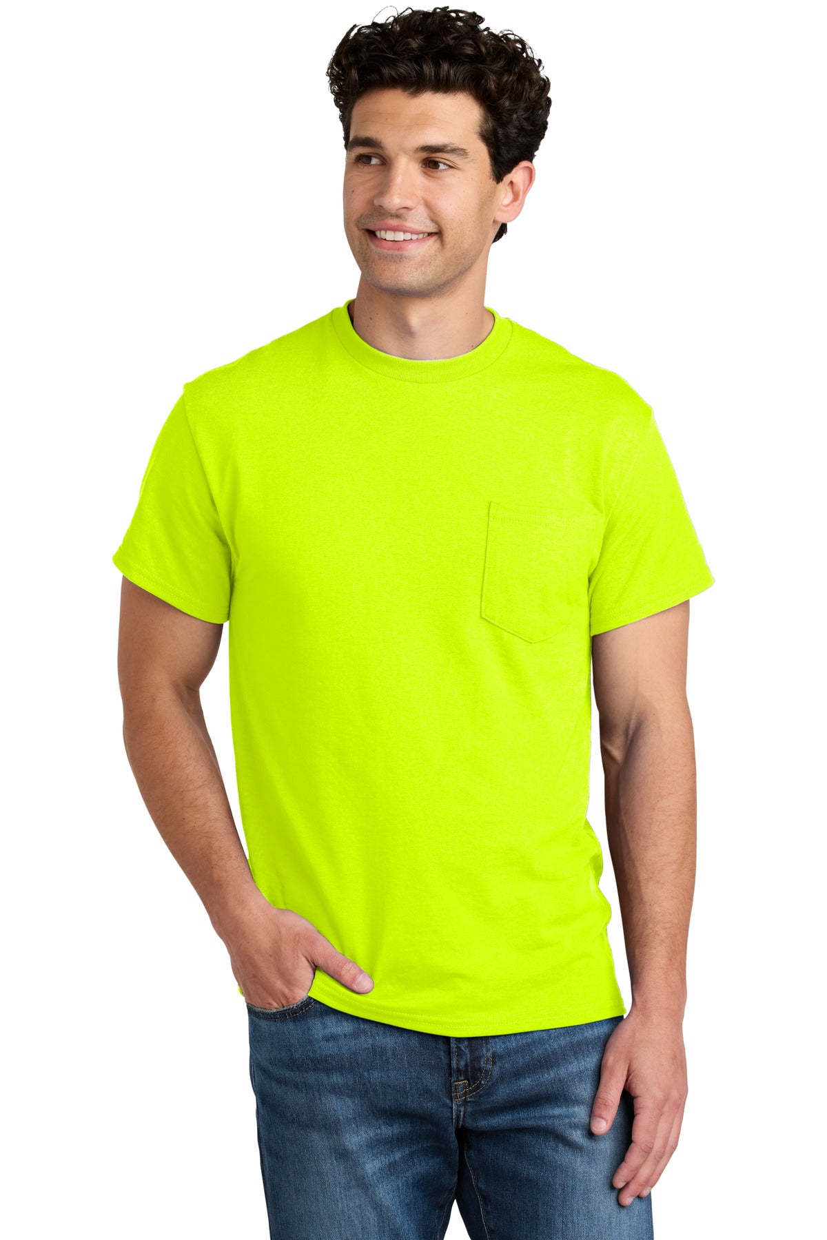 Gildan DryBlend 50 Cotton/50 Poly Pocket T-Shirt 8300