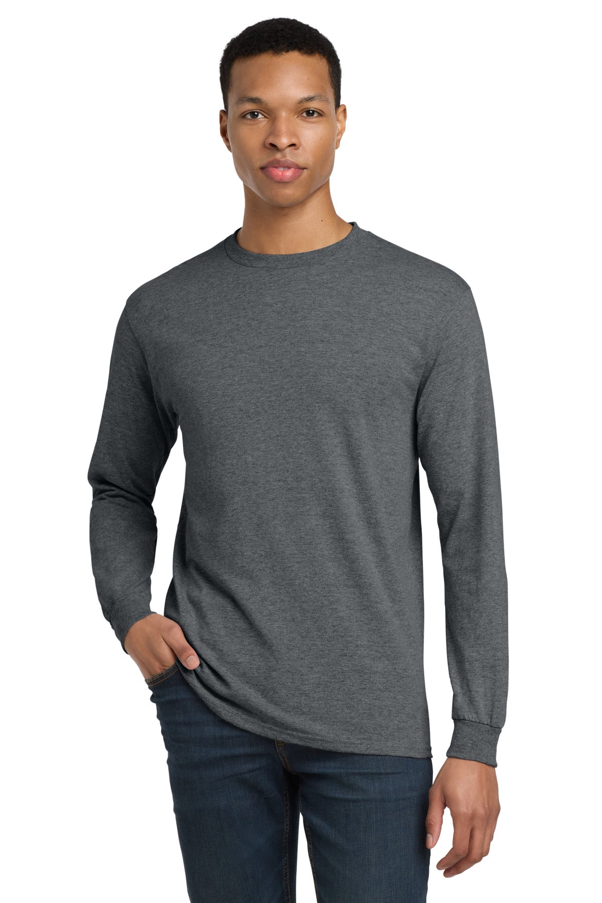 Gildan DryBlend 50 Cotton/50 Poly Long Sleeve T-Shirt 8400