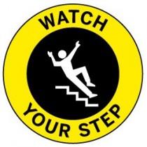 Watch Your Step Floor Graphic