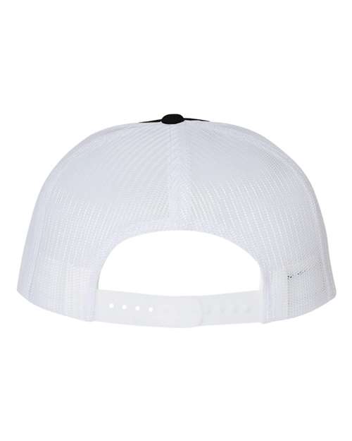 Wool Blend Flat Bill Trucker Cap